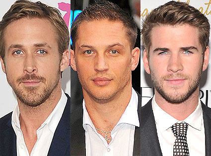 Ryan Gosling, Tom Hardy, Liam Hemsworth Ryan Gosling, Tom Hardy, Liam Hemsworth